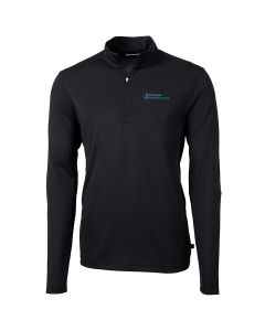 Cutter & Buck - Mens Virtue Eco Pique Recycled Quarter-Zip Pullover