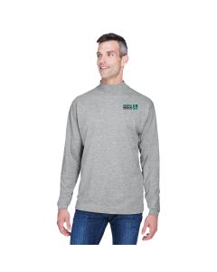 Devon & Jones Sueded Cotton Jersey Mock Turtleneck