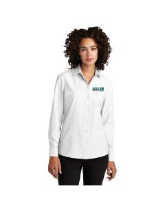 MERCER+METTLE Women&#039;s Long Sleeve Stretch Woven Shirt