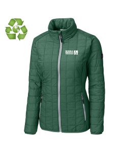 Cutter & Buck - Women's Rainier PrimaLoft Eco Insulated Full-Zip Puffer Jacket