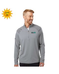 Adidas - Shoulder Stripe Quarter-Zip Pullover